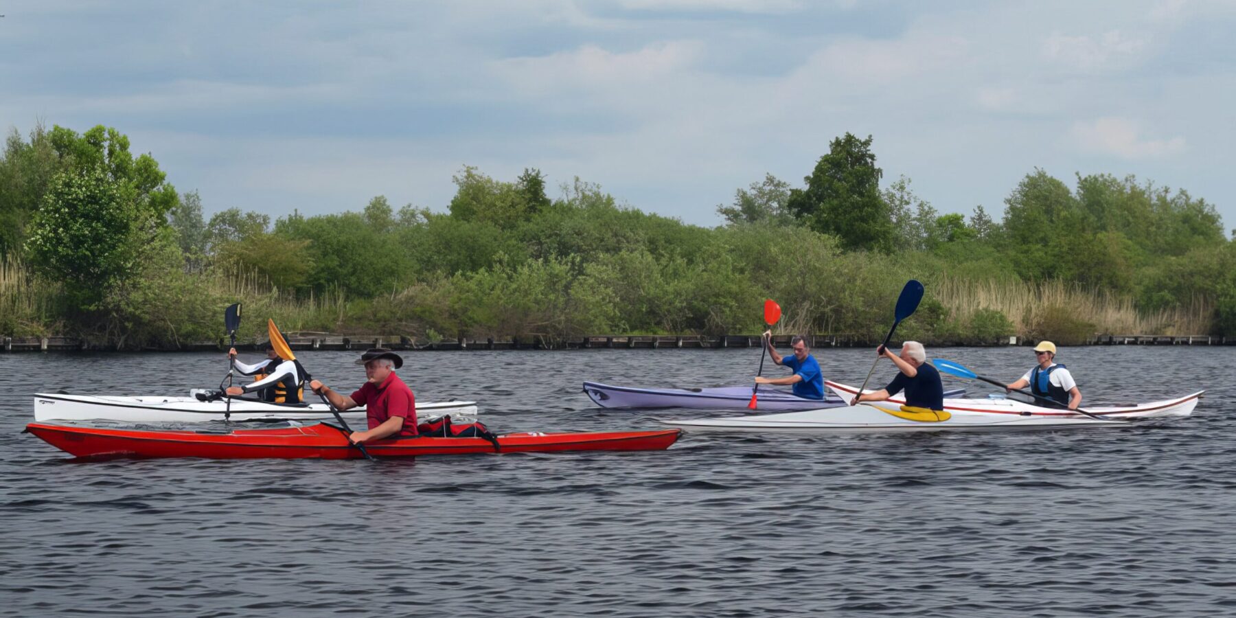 Kanotocht op de Vinkeveense plassen