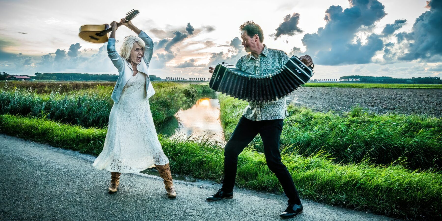 Leoni Jansen en Cael Kraayenhoff - Melancholie in de Polder