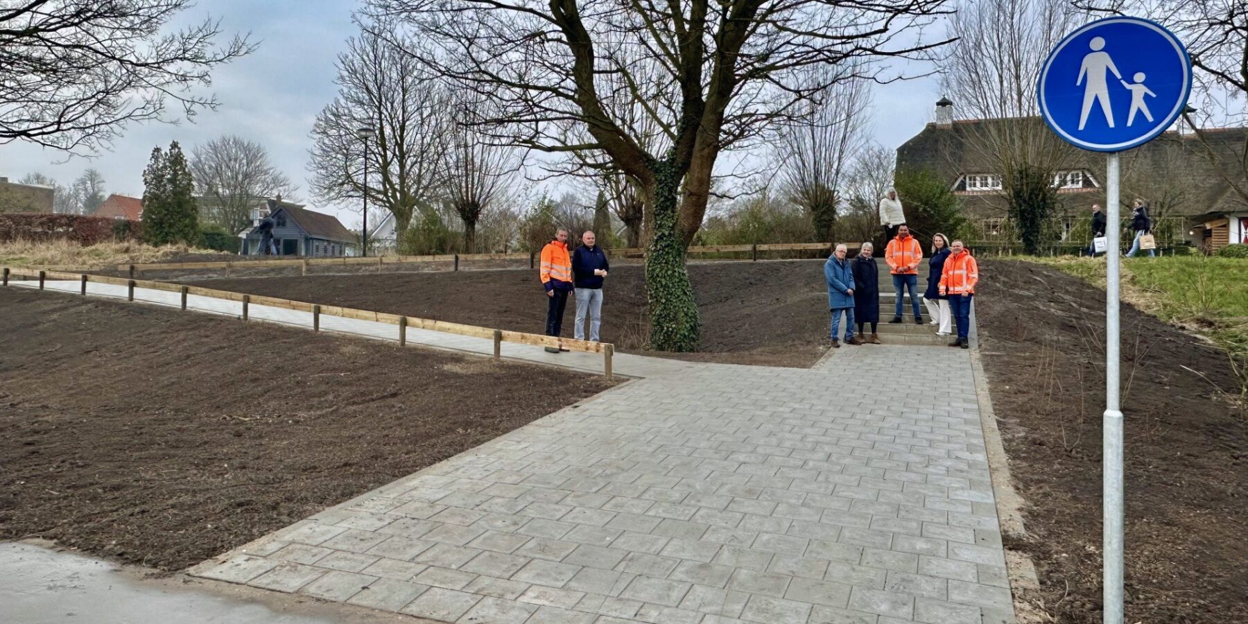 Aan het Spoor nu veilig bereikbaar voor voetgangers