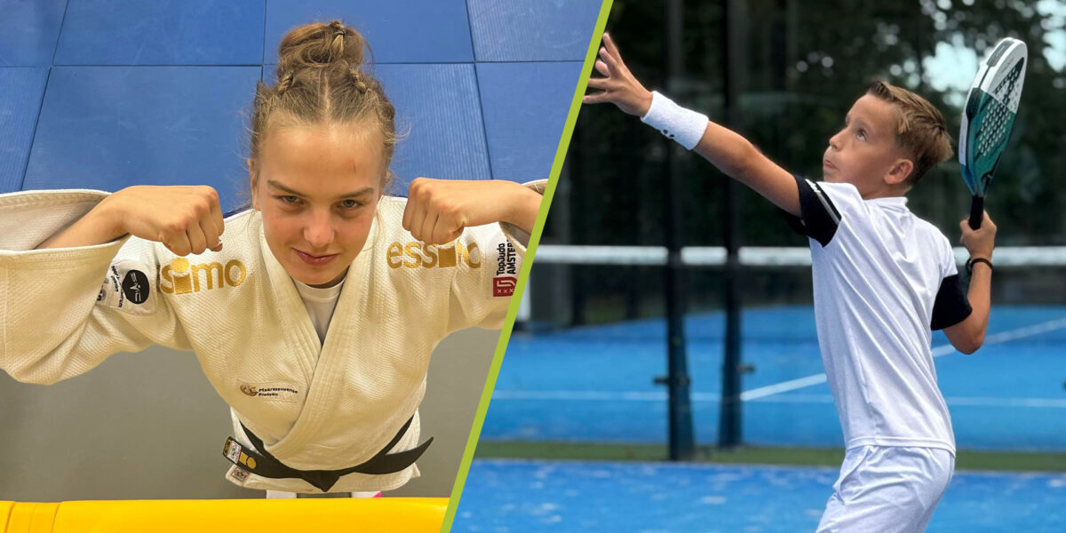 Gezin uit Wilnis combineert padel en judo op topniveau