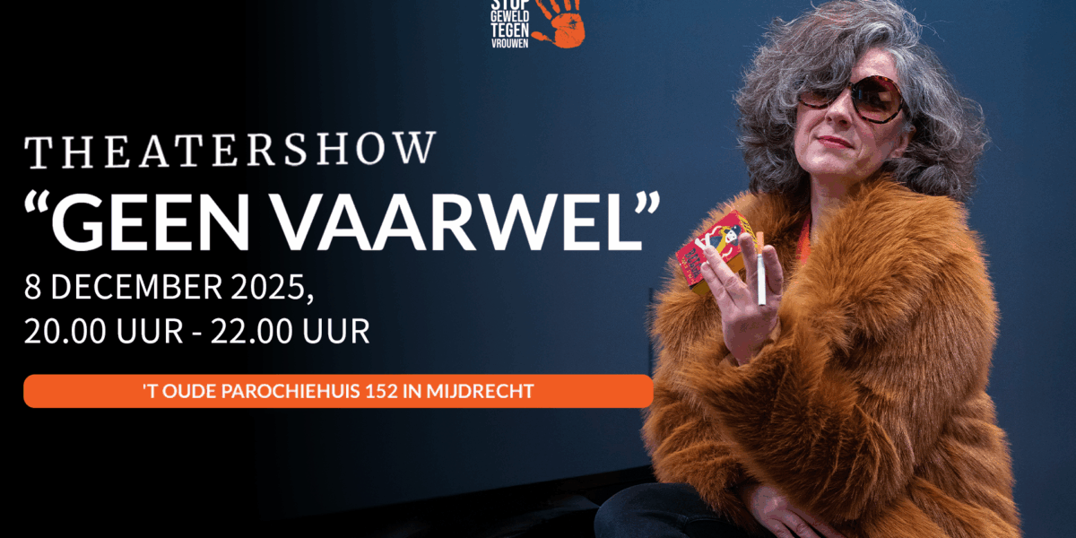 Theatershow Geen Vaarwel maakt huiselijk geweld bespreekbaar