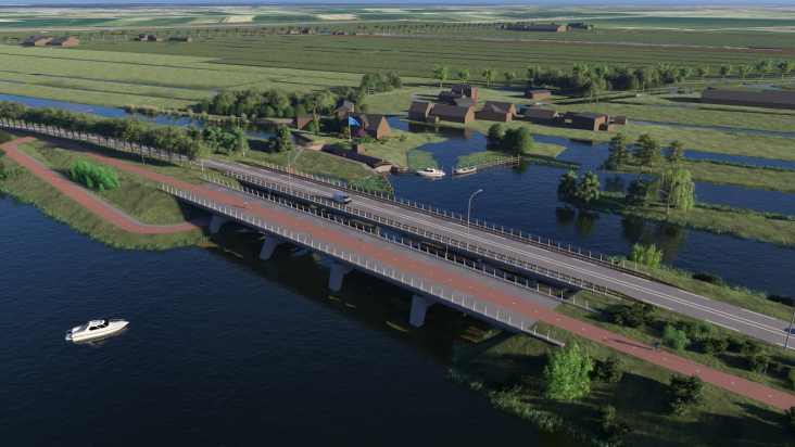impressie nieuwe Demmerikse brug
