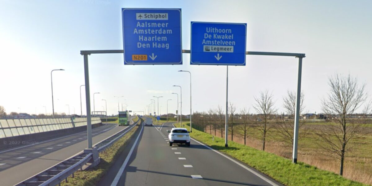 N201 bij Uithoorn woensdag overdag volledig dicht door noodreparatie