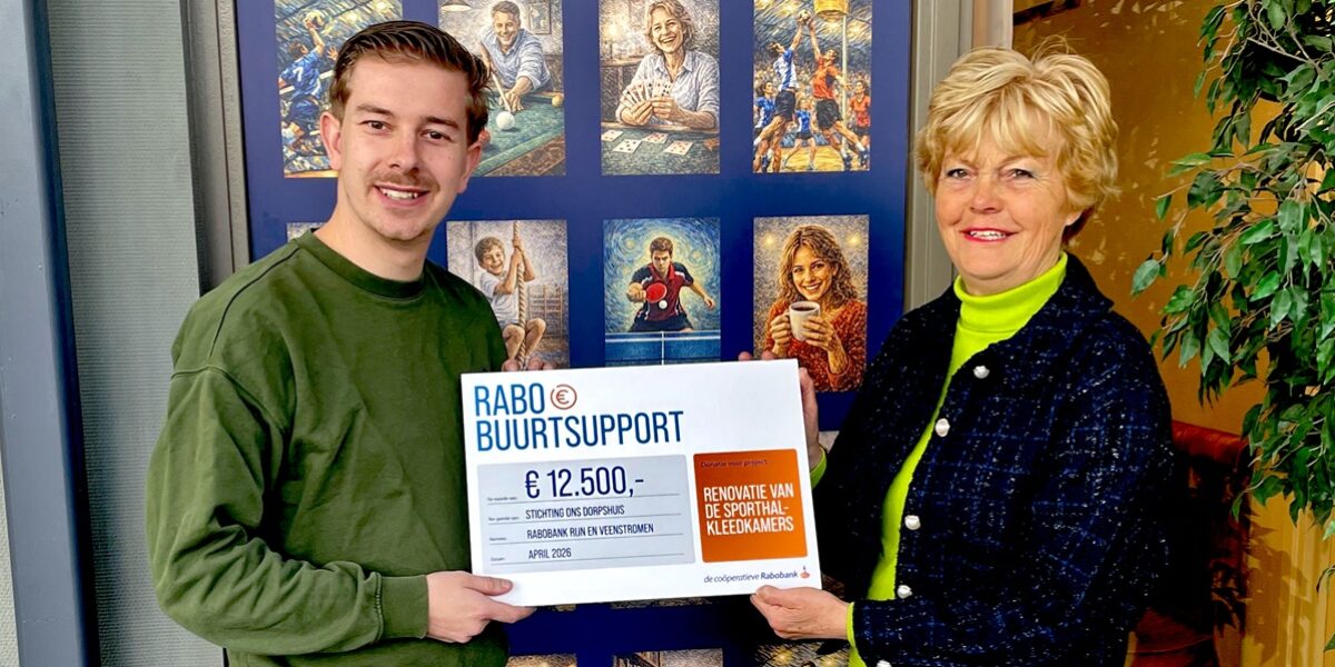 Kleedkamers De Boei krijgen flinke opknapbeurt dankzij Rabobank
