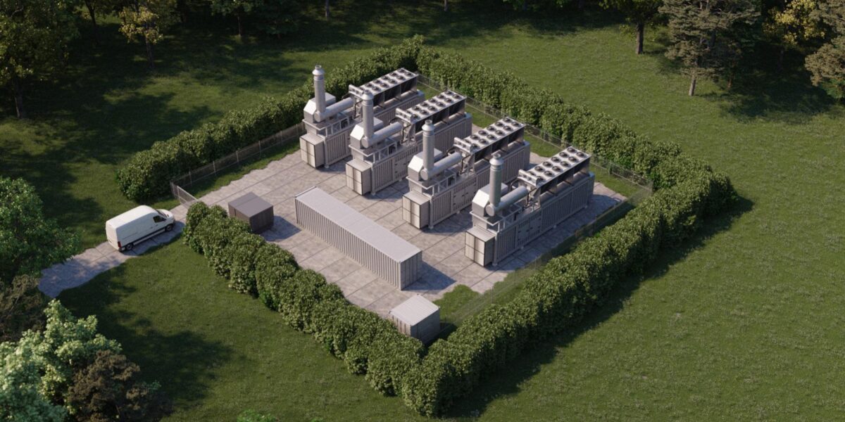 Tijdelijke gasgeneratoren langs N201 tegen stroomtekort