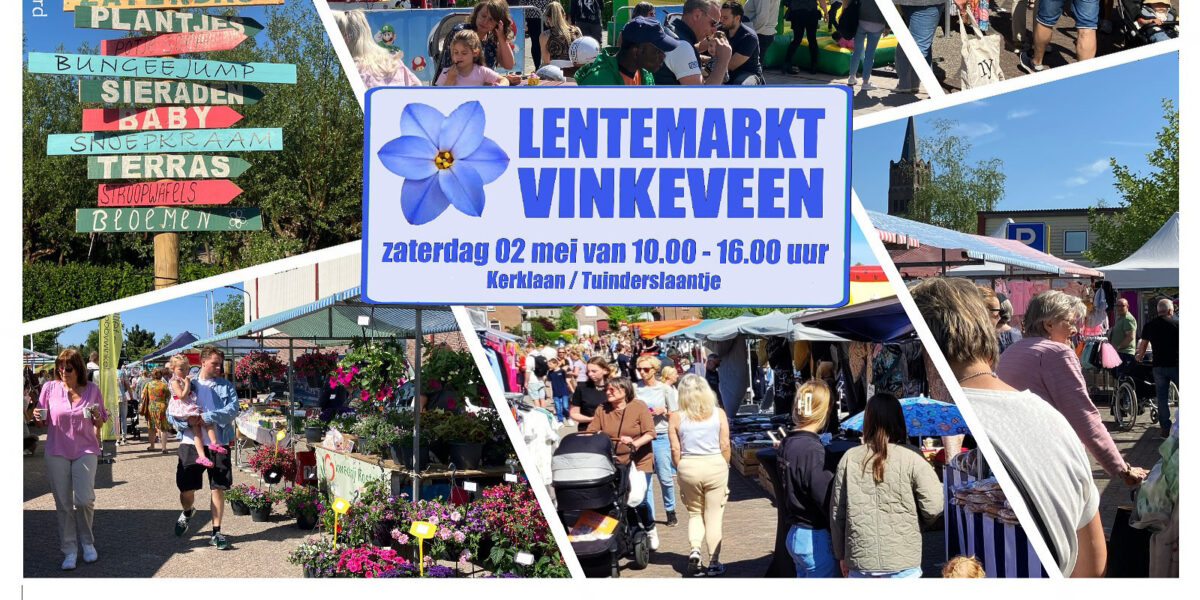Vijfde editie van de Lentemarkt in Vinkeveen