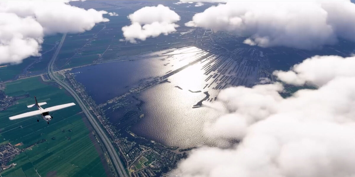 Vliegen over eigen huis in wereldberoemde simulator