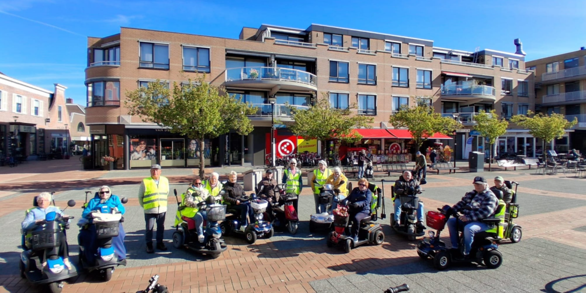Scootmobielgroep geniet van eerste rit van het jaar
