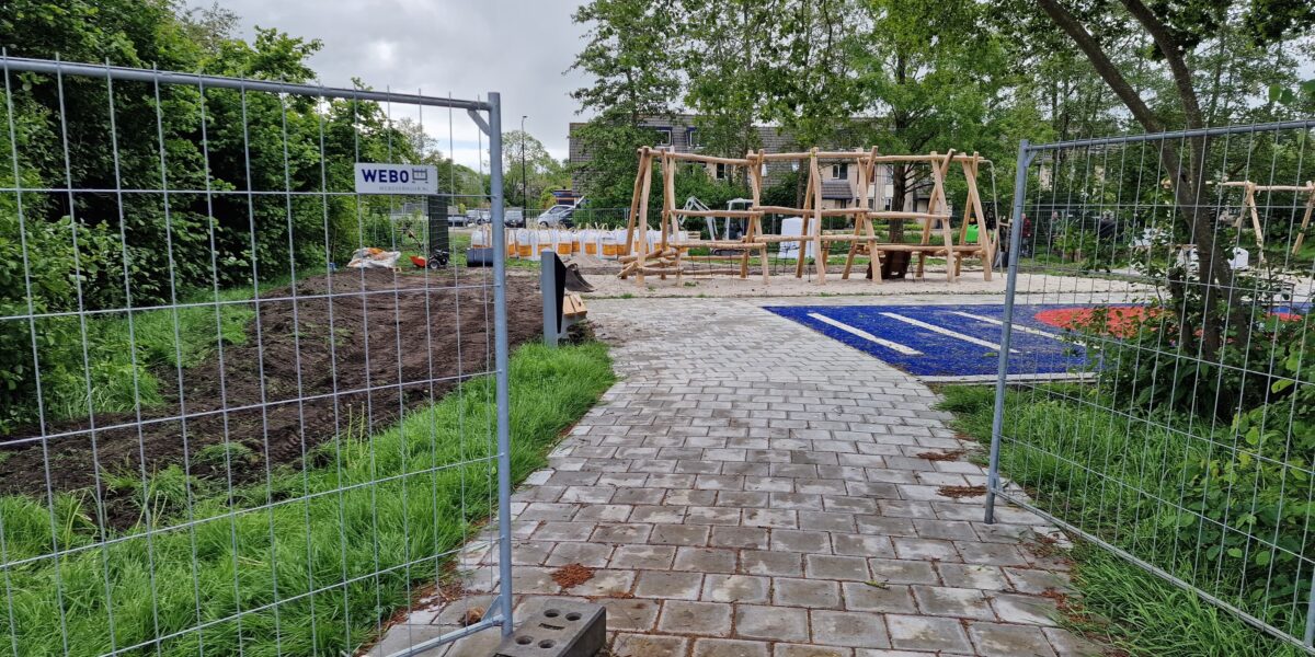 Nieuwe speelplek aan de Hoofdweg in Mijdrecht moet in juni opengaan