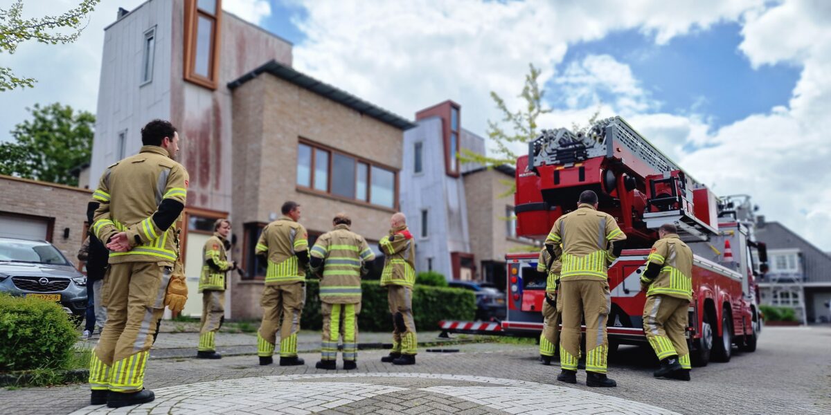 Brandweer redt zwaluw in benarde positie