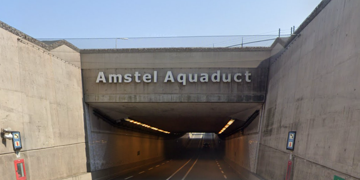 Avond- en nachtafsluiting N201 bij Amstel Aquaduct
