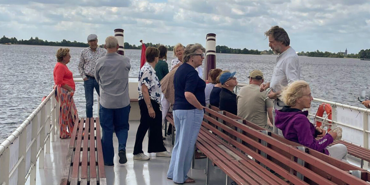 Ontspannen boottocht als dank voor vrijwilligers van 't Anker