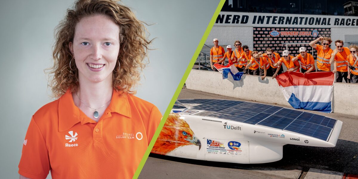 Baambrugse Wietske jaagt op winst met Delft Solar Team