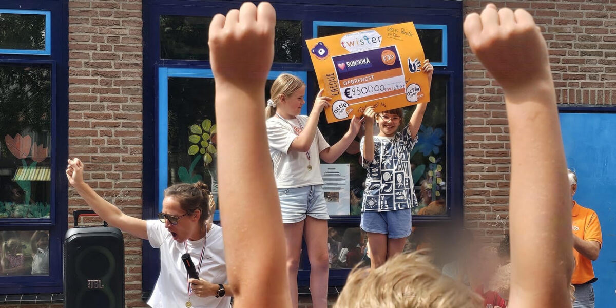 'Bizar mooi succes' voor sponsorloop van OBS Twister