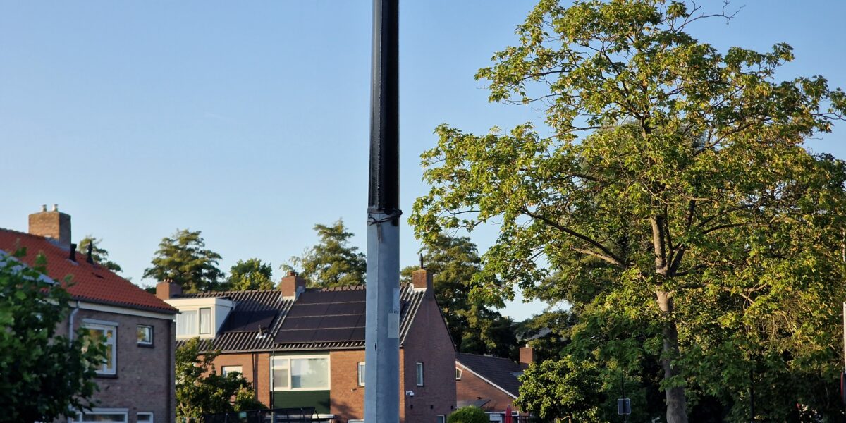 Daarom worden lantaarnpalen in De Ronde Venen zwart geschilderd